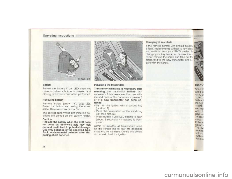 BMW 850I COUPE 1989  Owners Manual 