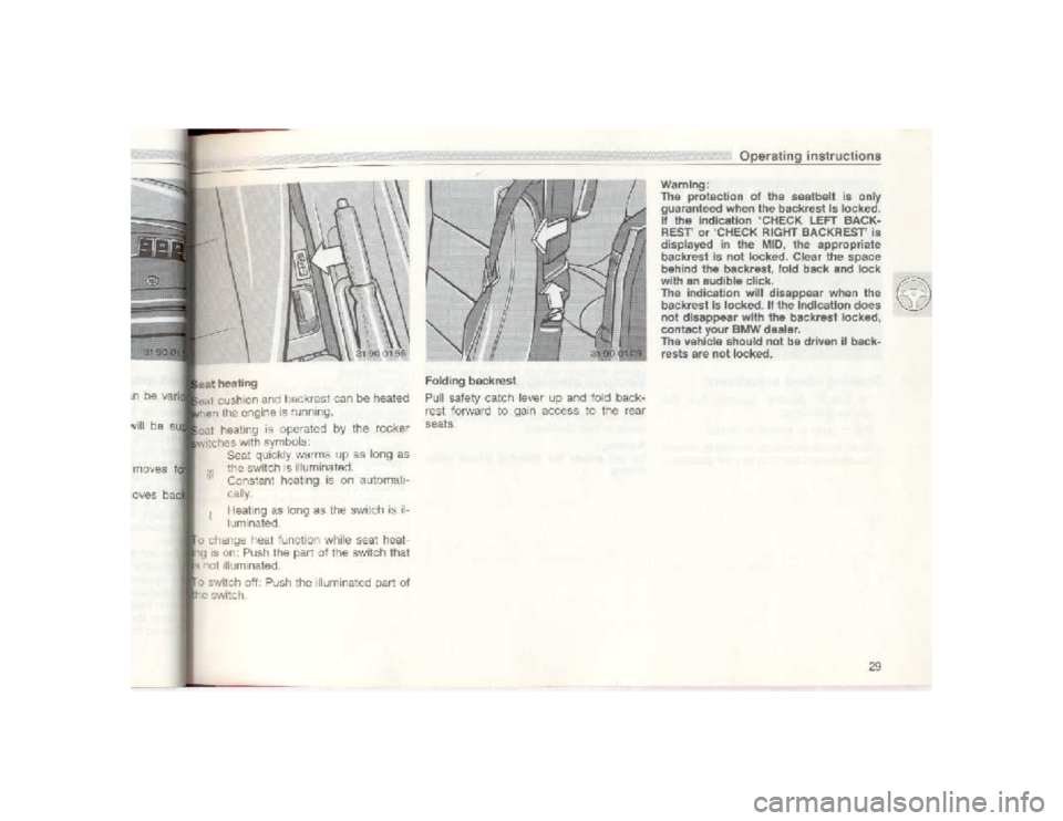 BMW 850I COUPE 1989  Owners Manual 