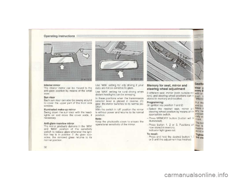 BMW 850I COUPE 1989  Owners Manual 