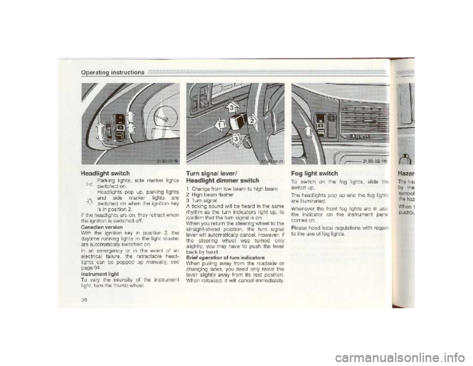 BMW 850I COUPE 1989  Owners Manual 
