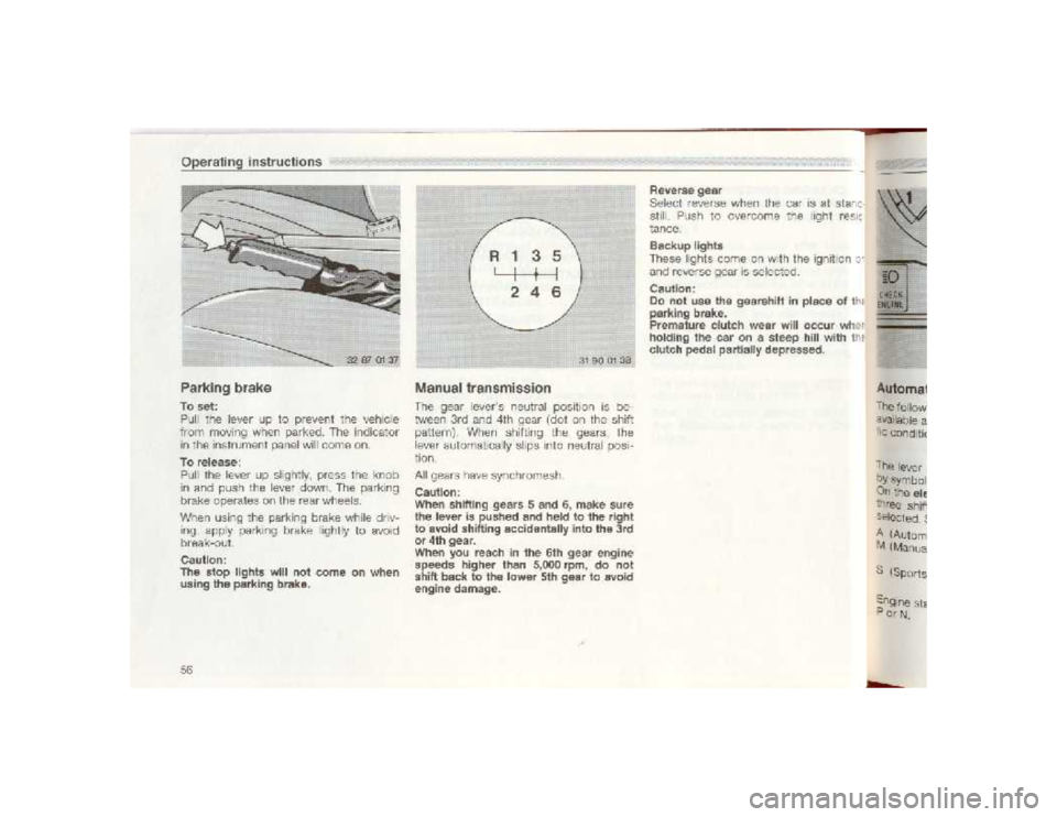 BMW 850I COUPE 1989  Owners Manual 