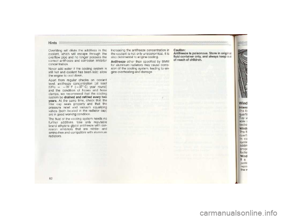 BMW 850I COUPE 1989  Owners Manual 