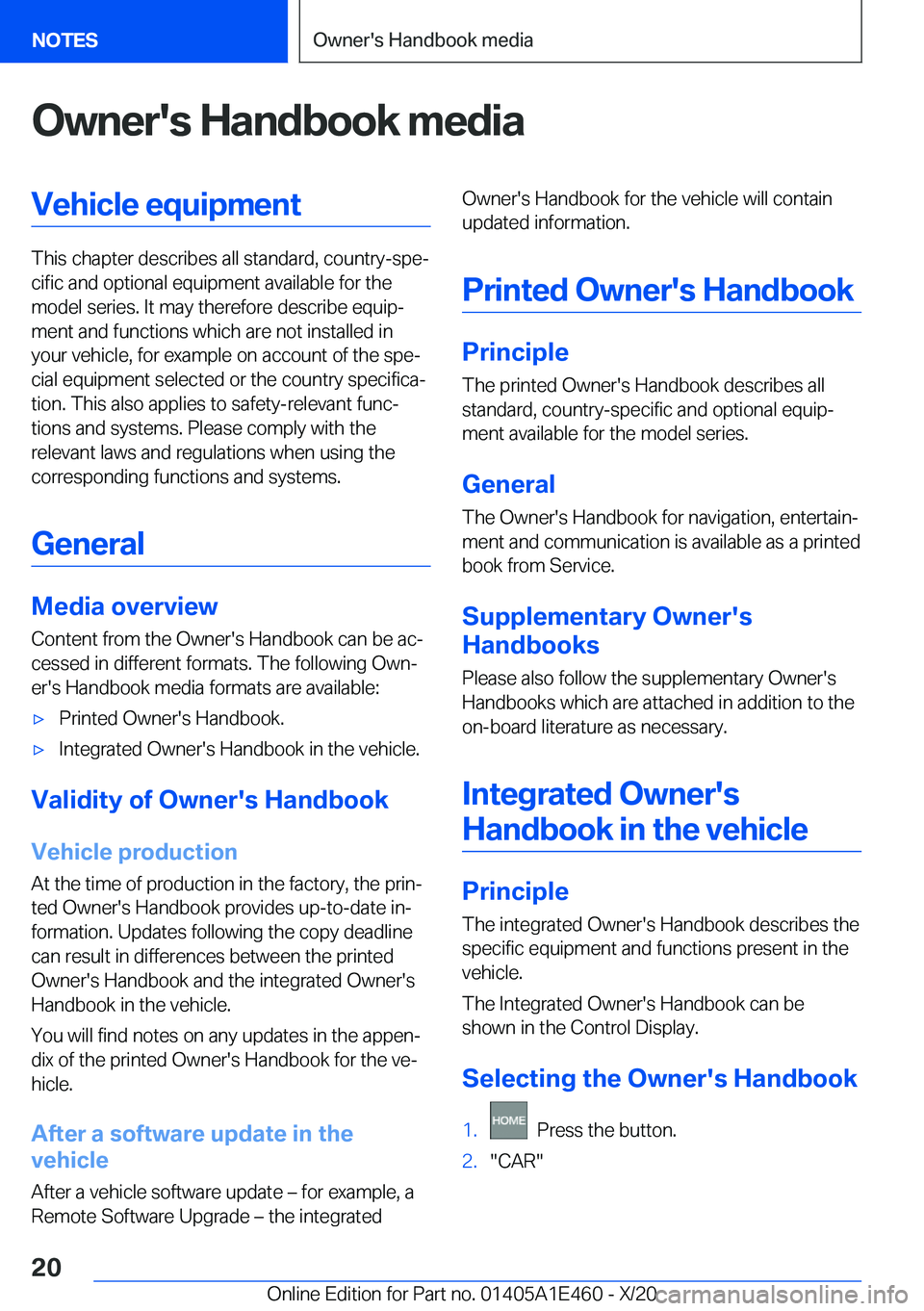 BMW M3 2021  Owners Manual �O�w�n�e�r�'�s��H�a�n�d�b�o�o�k��m�e�d�i�a�V�e�h�i�c�l�e��e�q�u�i�p�m�e�n�t
�T�h�i�s��c�h�a�p�t�e�r��d�e�s�c�r�i�b�e�s��a�l�l��s�t�a�n�d�a�r�d�,��c�o�u�n�t�r�y�-�s�p�ej�c�i�f�i�c��a�n�d�