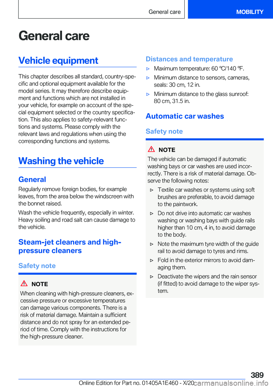 BMW M3 2021  Owners Manual �G�e�n�e�r�a�l��c�a�r�e�V�e�h�i�c�l�e��e�q�u�i�p�m�e�n�t
�T�h�i�s��c�h�a�p�t�e�r��d�e�s�c�r�i�b�e�s��a�l�l��s�t�a�n�d�a�r�d�,��c�o�u�n�t�r�y�-�s�p�ej�c�i�f�i�c��a�n�d��o�p�t�i�o�n�a�l��e�q�