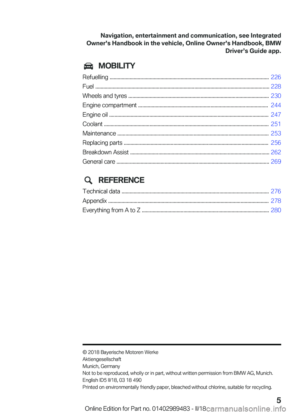 BMW M3 2018  Owners Manual �M�O�B�I�L�I�T�Y
�R�e�f�u�e�l�l�i�n�g��.�.�.�.�.�.�.�.�.�.�.�.�.�.�.�.�.�.�.�.�.�.�.�.�.�.�.�.�.�.�.�.�.�.�.�.�.�.�.�.�.�.�.�.�.�.�.�.�.�.�.�.�.�.�.�.�.�.�.�.�.�.�.�.�.�.�.�.�.�.�.�.�.�.�.�.�.�.�.�.�