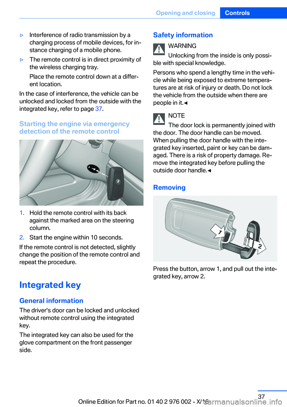 BMW M3 2017  Owners Manual 'y�I�n�t�e�r�f�e�r�e�n�c�e� �o�f� �r�a�d�i�o� �t�r�a�n�s�m�i�s�s�i�o�n� �b�y� �a
�c�h�a�r�g�i�n�g� �p�r�o�c�e�s�s� �o�f� �m�o�b�i�l�e� �d�e�v�i�c�e�s�,� �f�o�r� �i�nj �s�t�a�n�c�e� �c�h�a�r�g�i�n