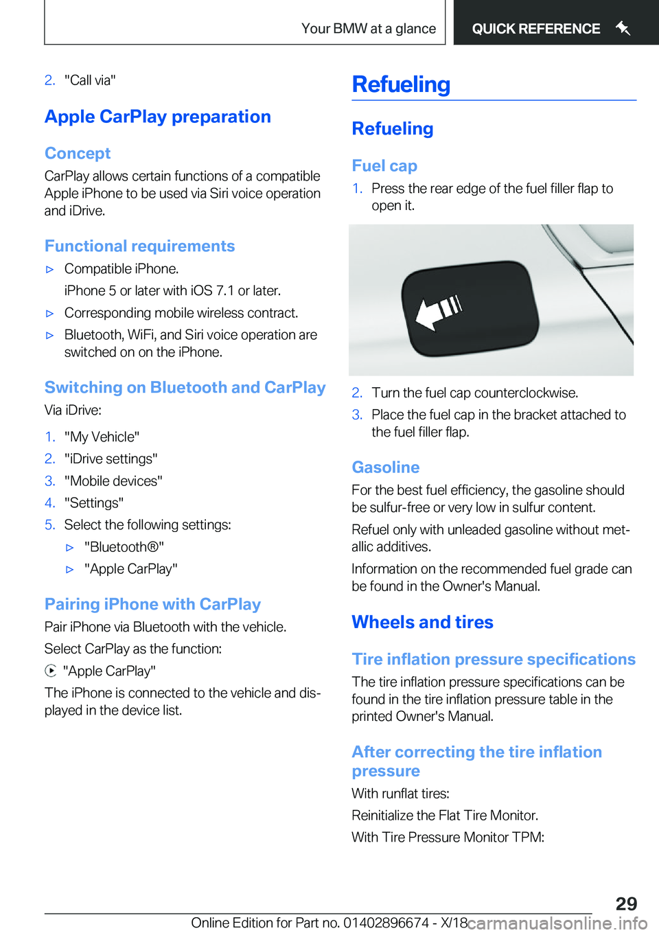 BMW M5 2019  Owners Manual �2�.��C�a�l�l��v�i�a�
�A�p�p�l�e��C�a�r�P�l�a�y��p�r�e�p�a�r�a�t�i�o�n�C�o�n�c�e�p�t
�C�a�r�P�l�a�y��a�l�l�o�w�s��c�e�r�t�a�i�n��f�u�n�c�t�i�o�n�s��o�f��a��c�o�m�p�a�t�i�b�l�e
�A�p�p�l�e��