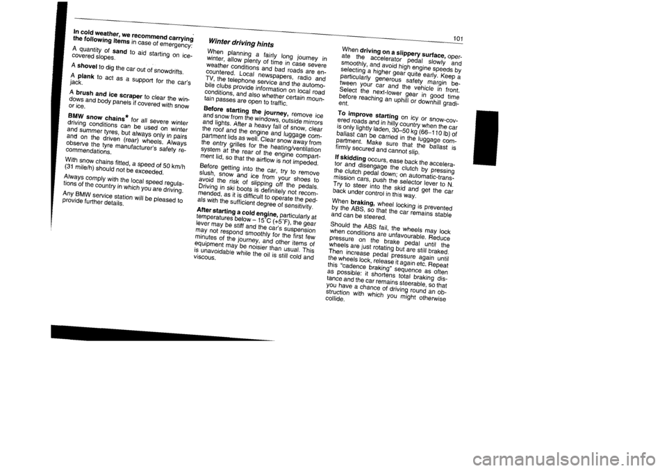 BMW M60 1992  Owners Manual 