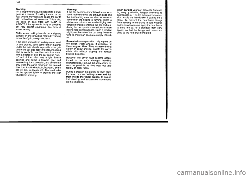 BMW M60 1992  Owners Manual 