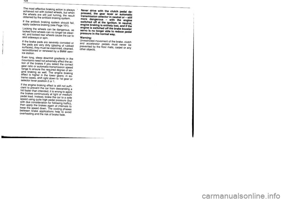 BMW M60 1992  Owners Manual 
