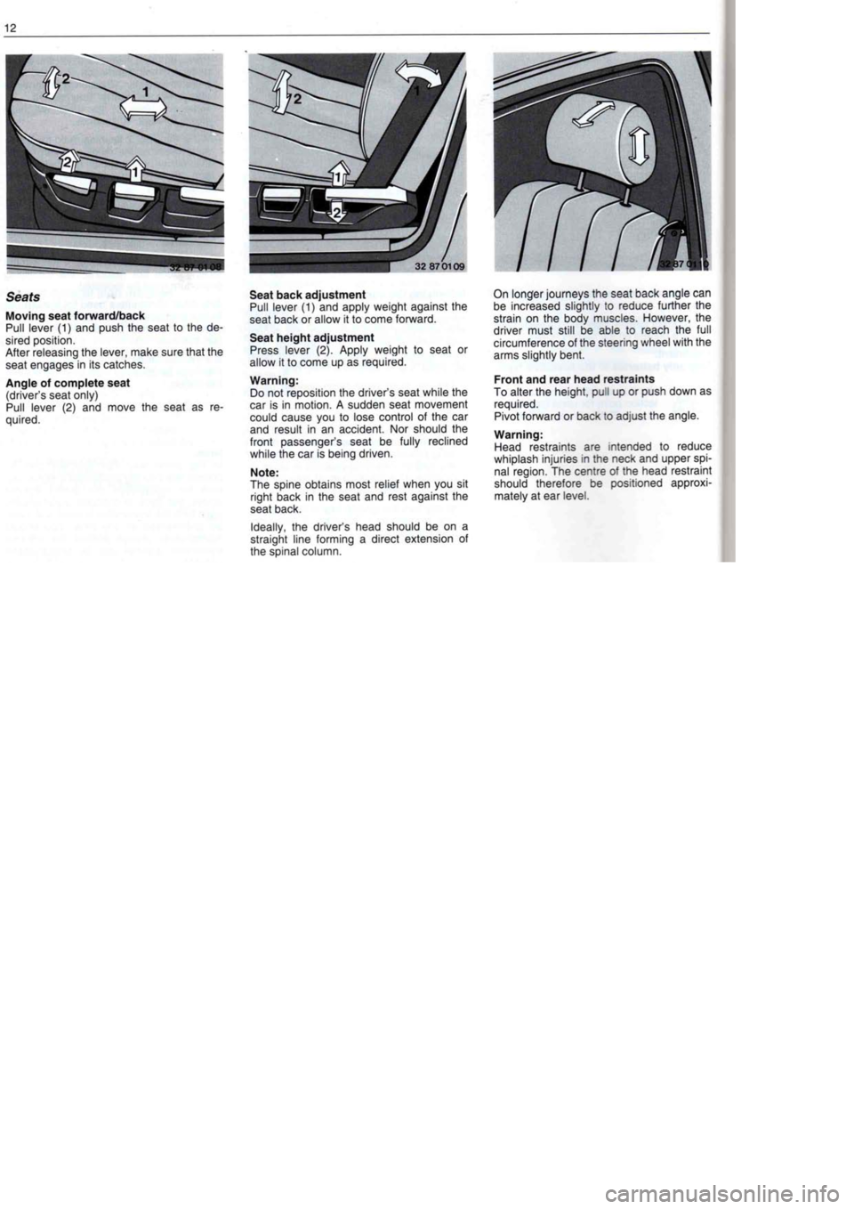 BMW M60 1992  Owners Manual 