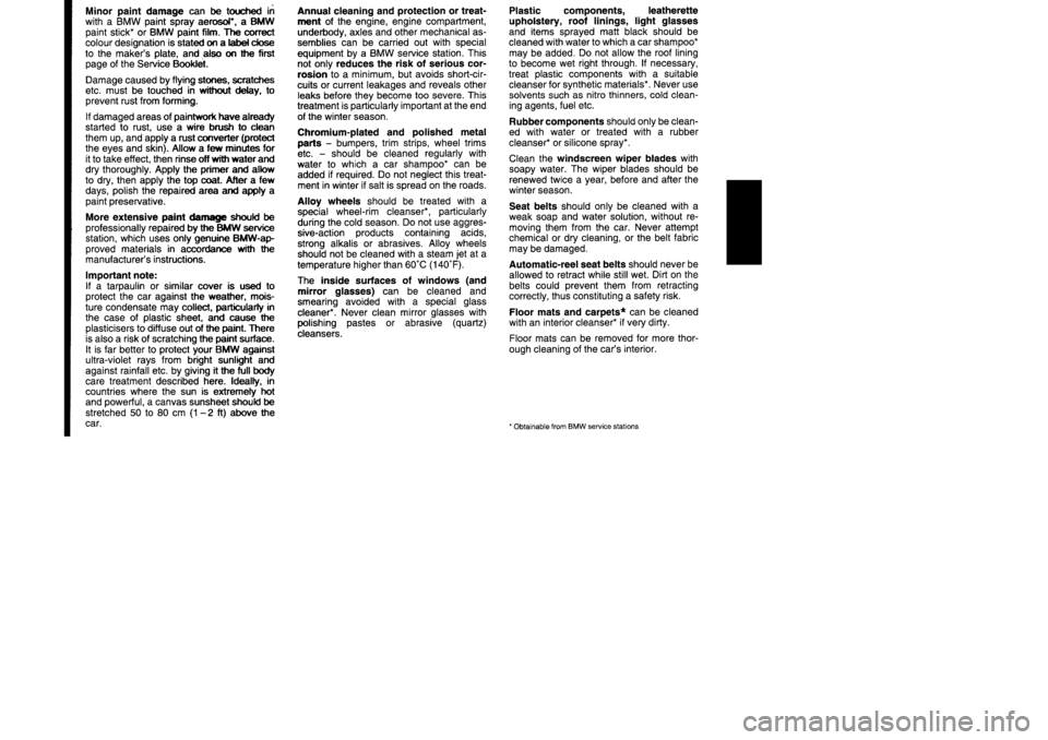 BMW M60 1992  Owners Manual 