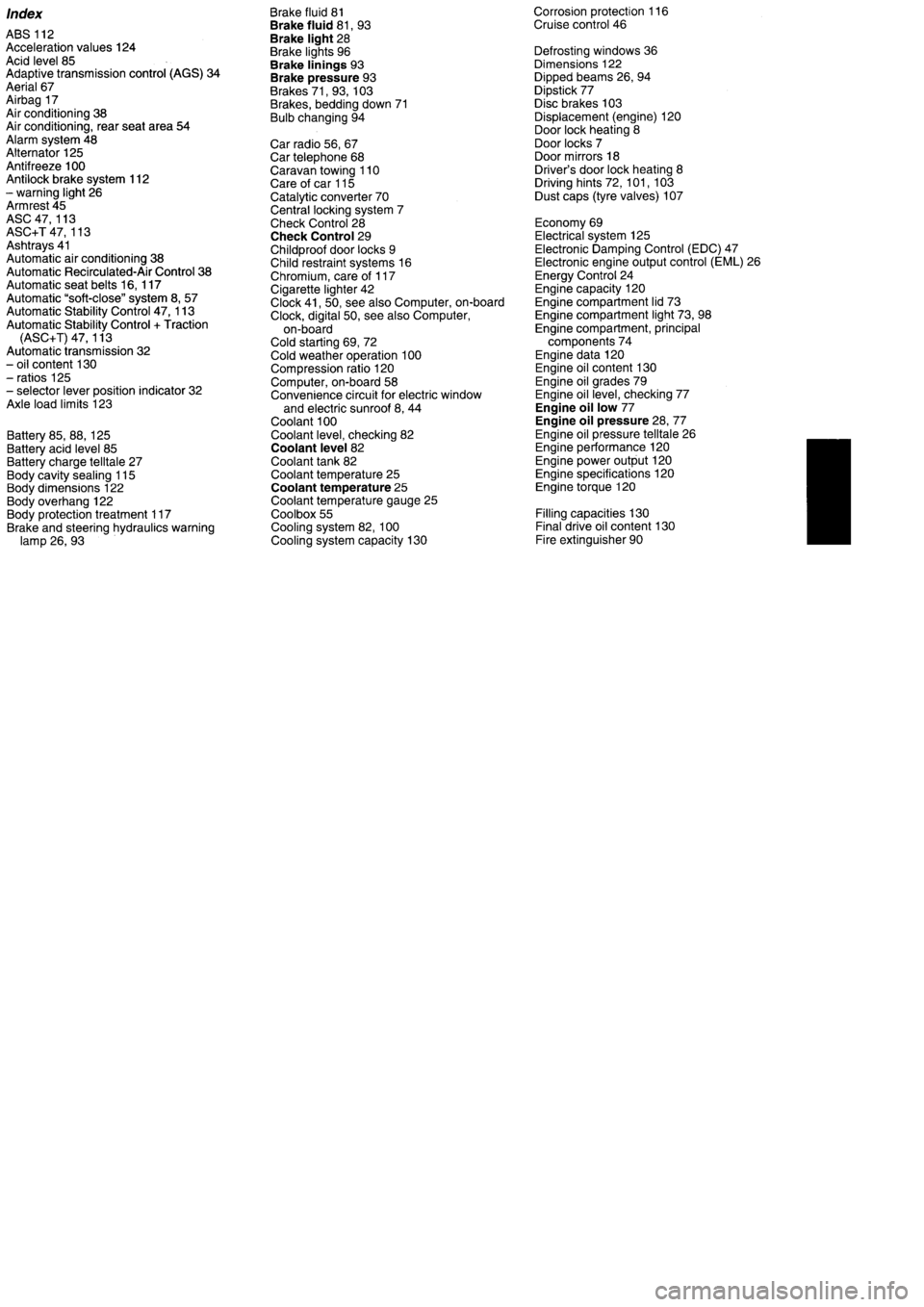 BMW M60 1992  Owners Manual 