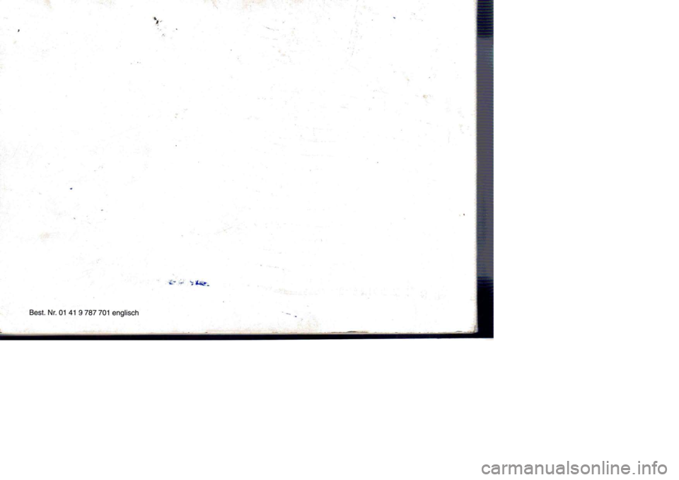 BMW M60 1992  Owners Manual 