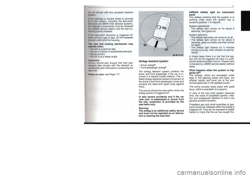 BMW M60 1992  Owners Manual 