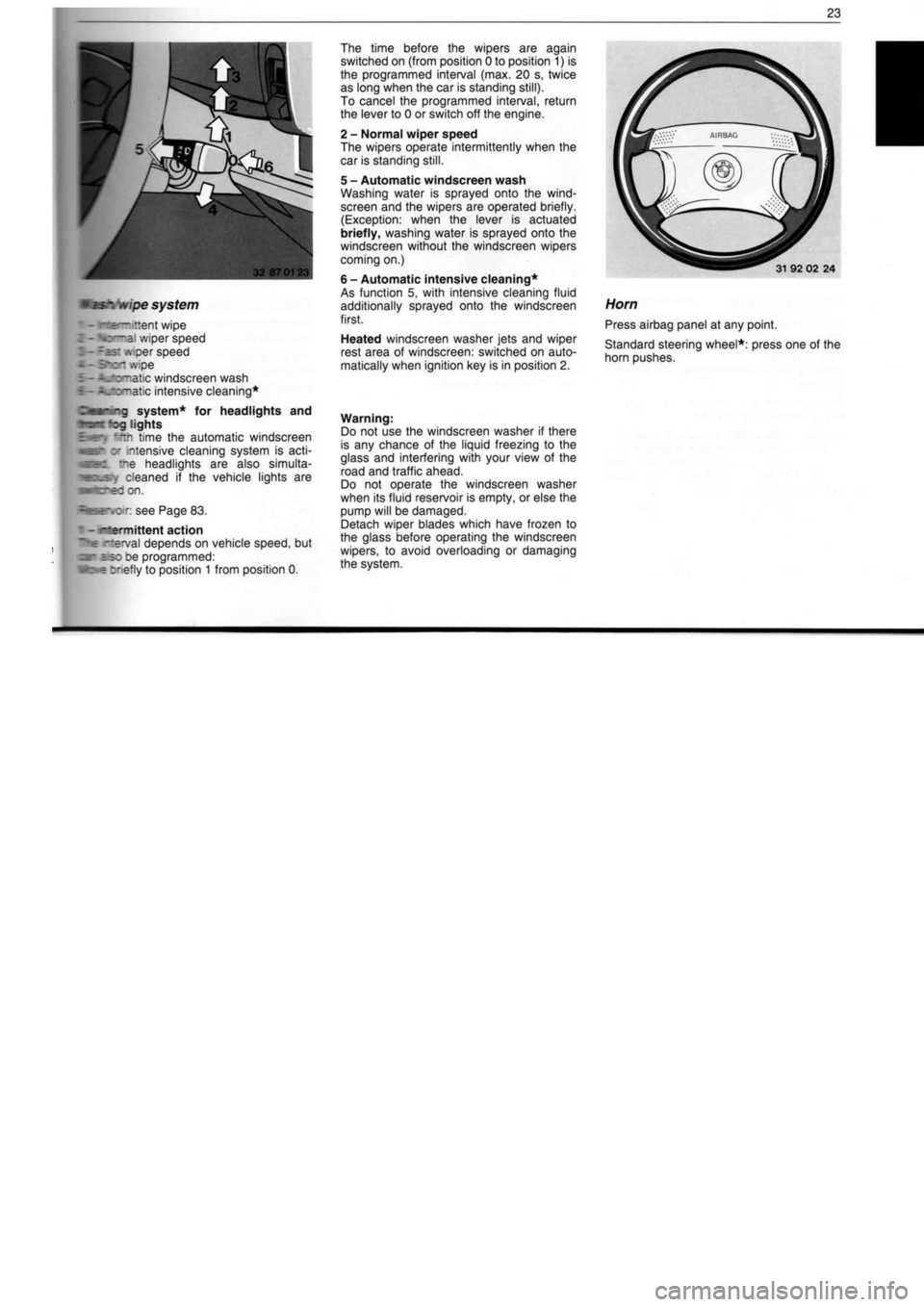 BMW M60 1992  Owners Manual 