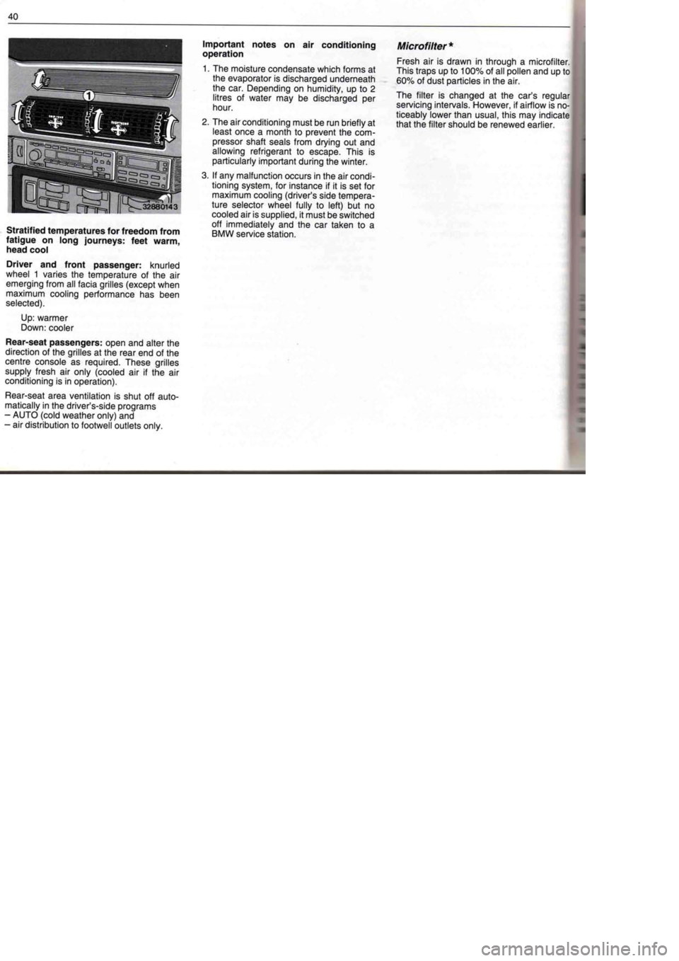 BMW M60 1992  Owners Manual 