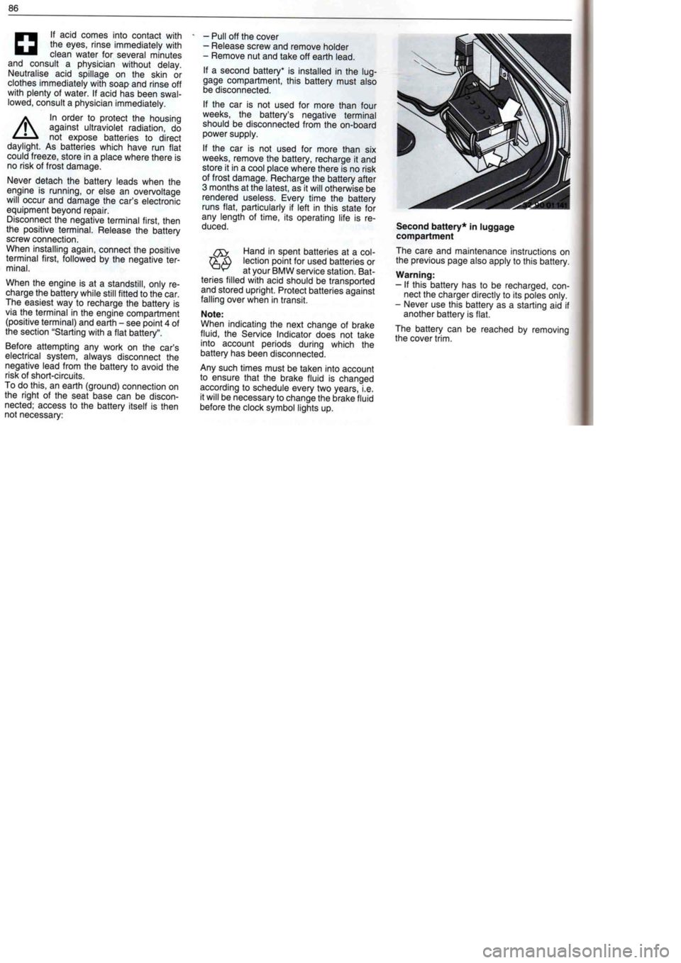 BMW M60 1992  Owners Manual 