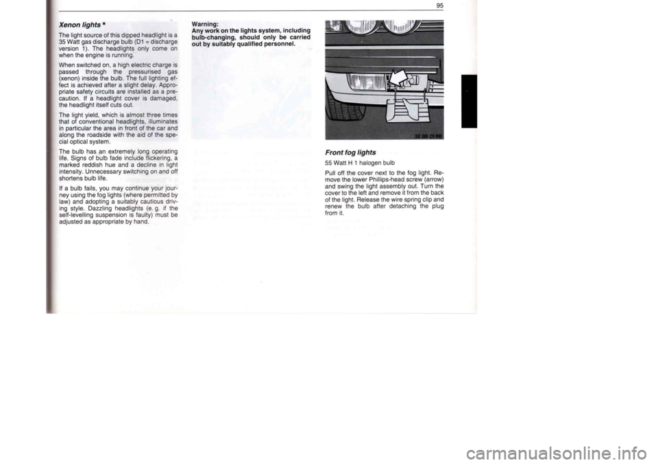 BMW M60 1992  Owners Manual 