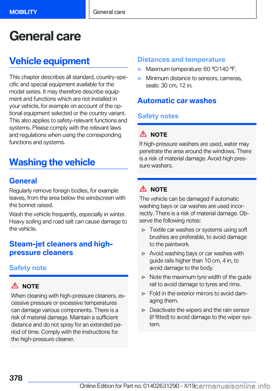 BMW M8 2020  Owners Manual �G�e�n�e�r�a�l��c�a�r�e�V�e�h�i�c�l�e��e�q�u�i�p�m�e�n�t
�T�h�i�s��c�h�a�p�t�e�r��d�e�s�c�r�i�b�e�s��a�l�l��s�t�a�n�d�a�r�d�,��c�o�u�n�t�r�y�-�s�p�ej�c�i�f�i�c��a�n�d��s�p�e�c�i�a�l��e�q�u�