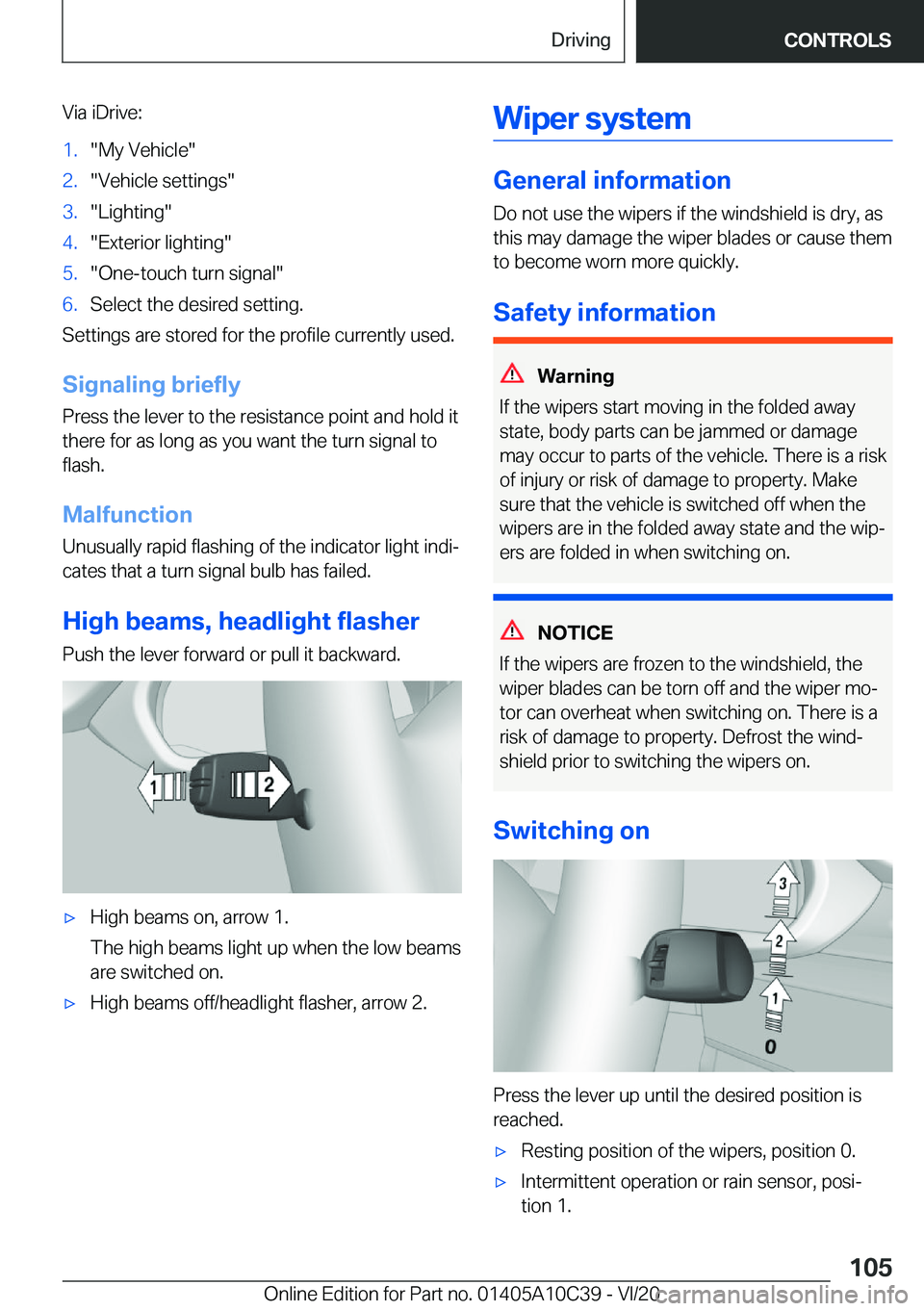 BMW X1 2021  Owners Manual �V�i�a��i�D�r�i�v�e�:�1�.�"�M�y��V�e�h�i�c�l�e�"�2�.�"�V�e�h�i�c�l�e��s�e�t�t�i�n�g�s�"�3�.�"�L�i�g�h�t�i�n�g�"�4�.�"�E�x�t�e�r�i�o�r��l�i�g�h�t�i�n�g�"�5�.�"�O