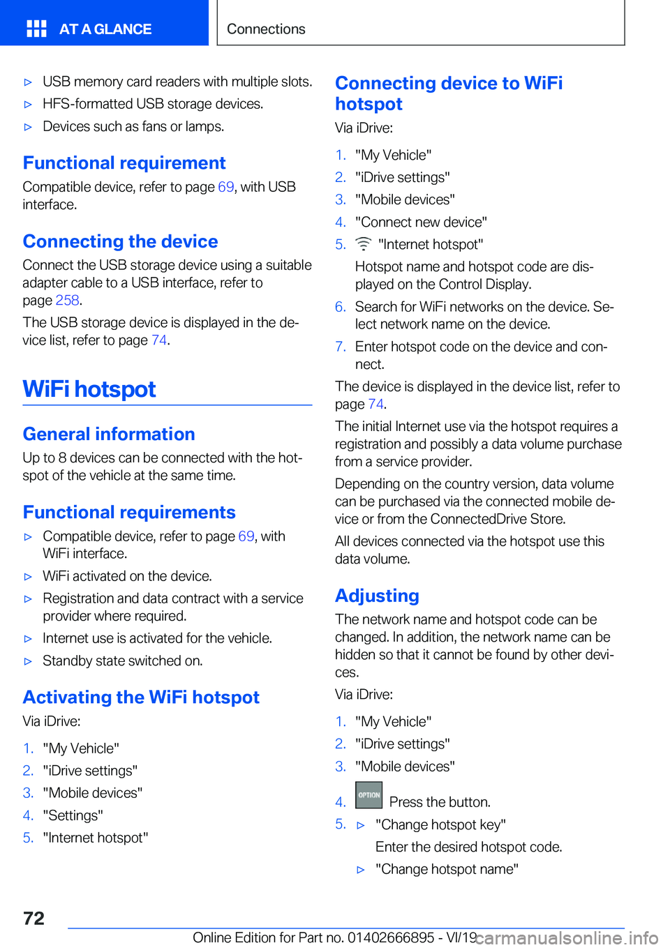 BMW X4 M 2020  Owners Manual 'x�U�S�B��m�e�m�o�r�y��c�a�r�d��r�e�a�d�e�r�s��w�i�t�h��m�u�l�t�i�p�l�e��s�l�o�t�s�.'x�H�F�S�-�f�o�r�m�a�t�t�e�d��U�S�B��s�t�o�r�a�g�e��d�e�v�i�c�e�s�.'x�D�e�v�i�c�e�s��s�u�c�h�