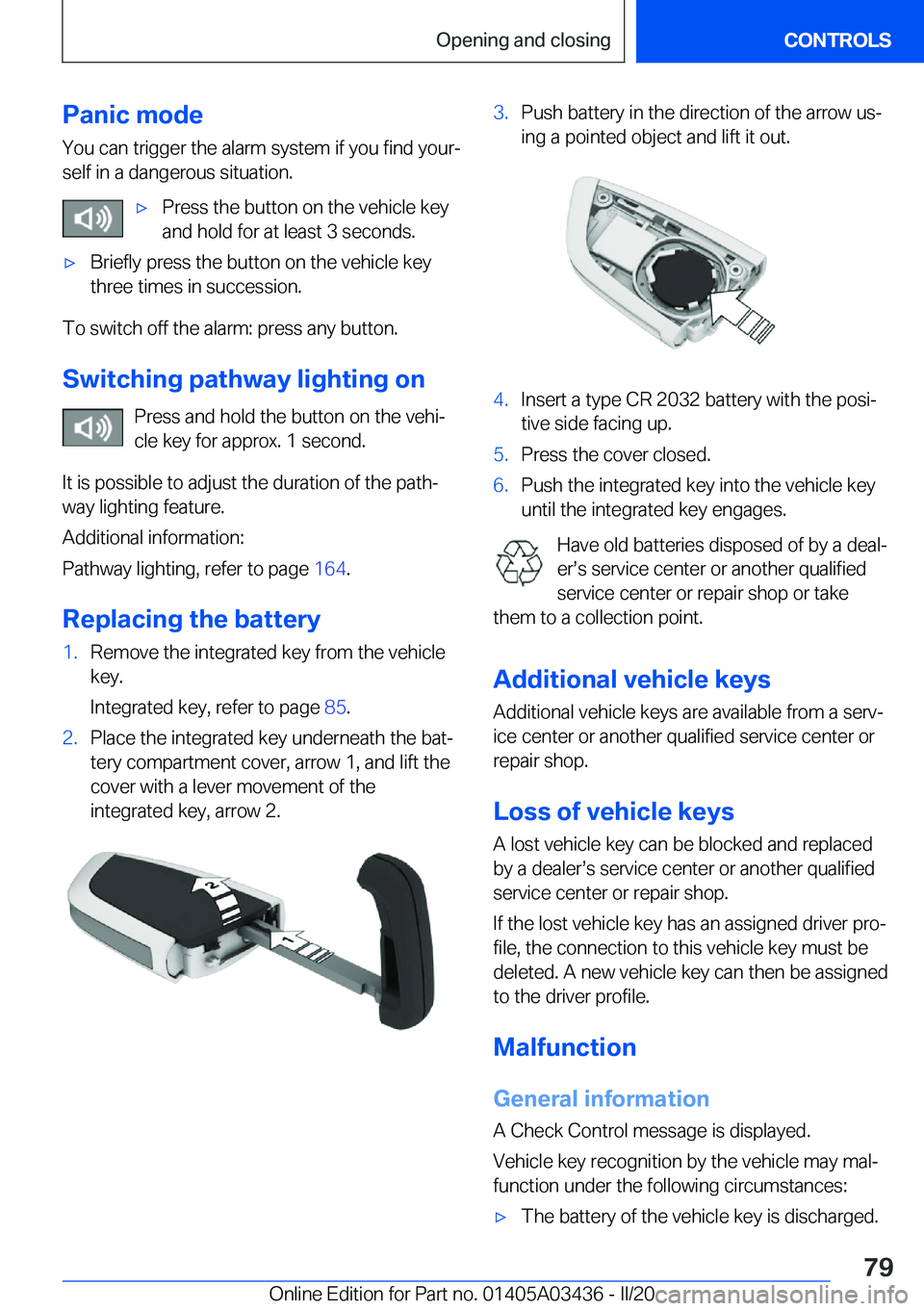 BMW X6 M 2020  Owners Manual �P�a�n�i�c��m�o�d�e�Y�o�u��c�a�n��t�r�i�g�g�e�r��t�h�e��a�l�a�r�m��s�y�s�t�e�m��i�f��y�o�u��f�i�n�d��y�o�u�r#j�s�e�l�f��i�n��a��d�a�n�g�e�r�o�u�s��s�i�t�u�a�t�i�o�n�.'x�P�r�e�s�s��t