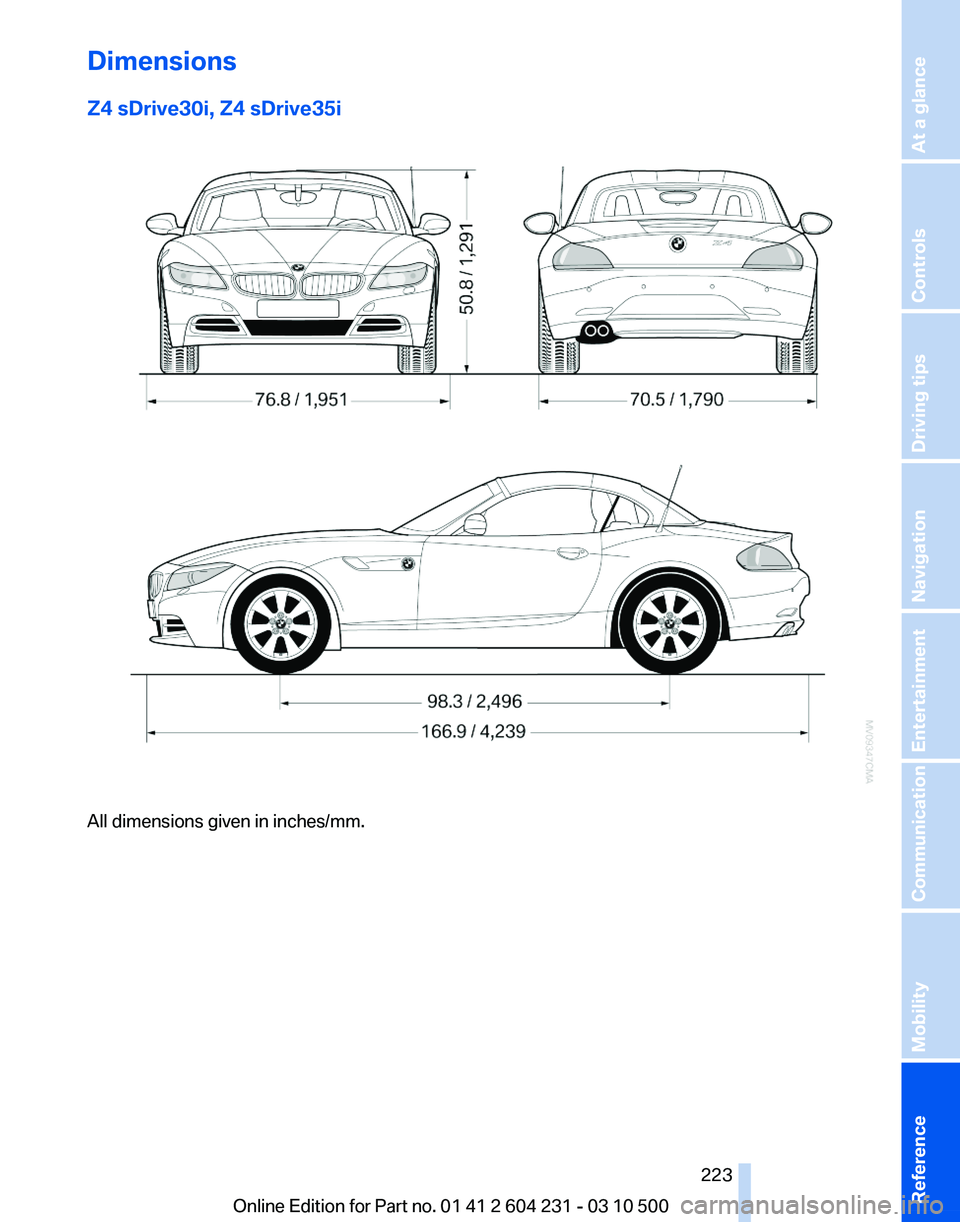 BMW Z4 SDRIVE35IS 2011  Owners Manual 