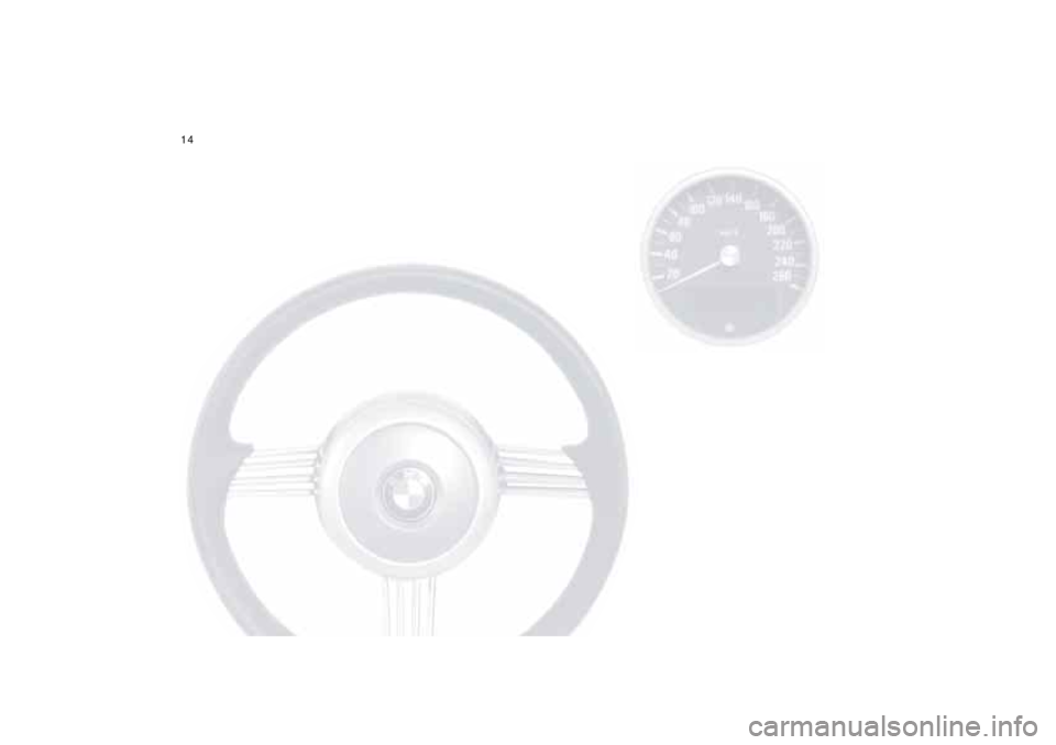 BMW Z8 2001  Owners Manual  
14n 