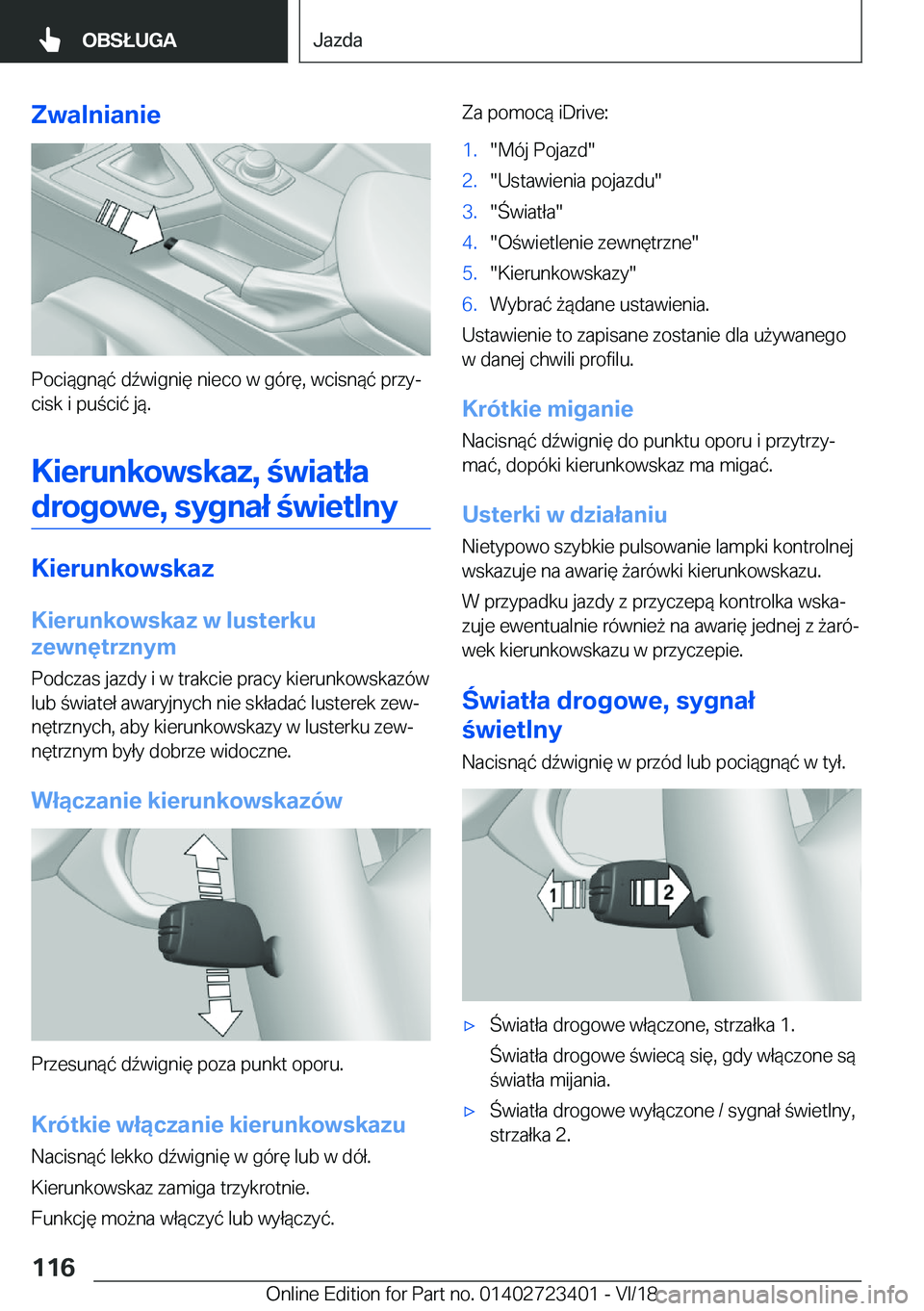 BMW 2 SERIES COUPE 2019  Instrukcja obsługi (in Polish) �Z�w�a�l�n�i�a�n�i�e
�P�o�c�i�