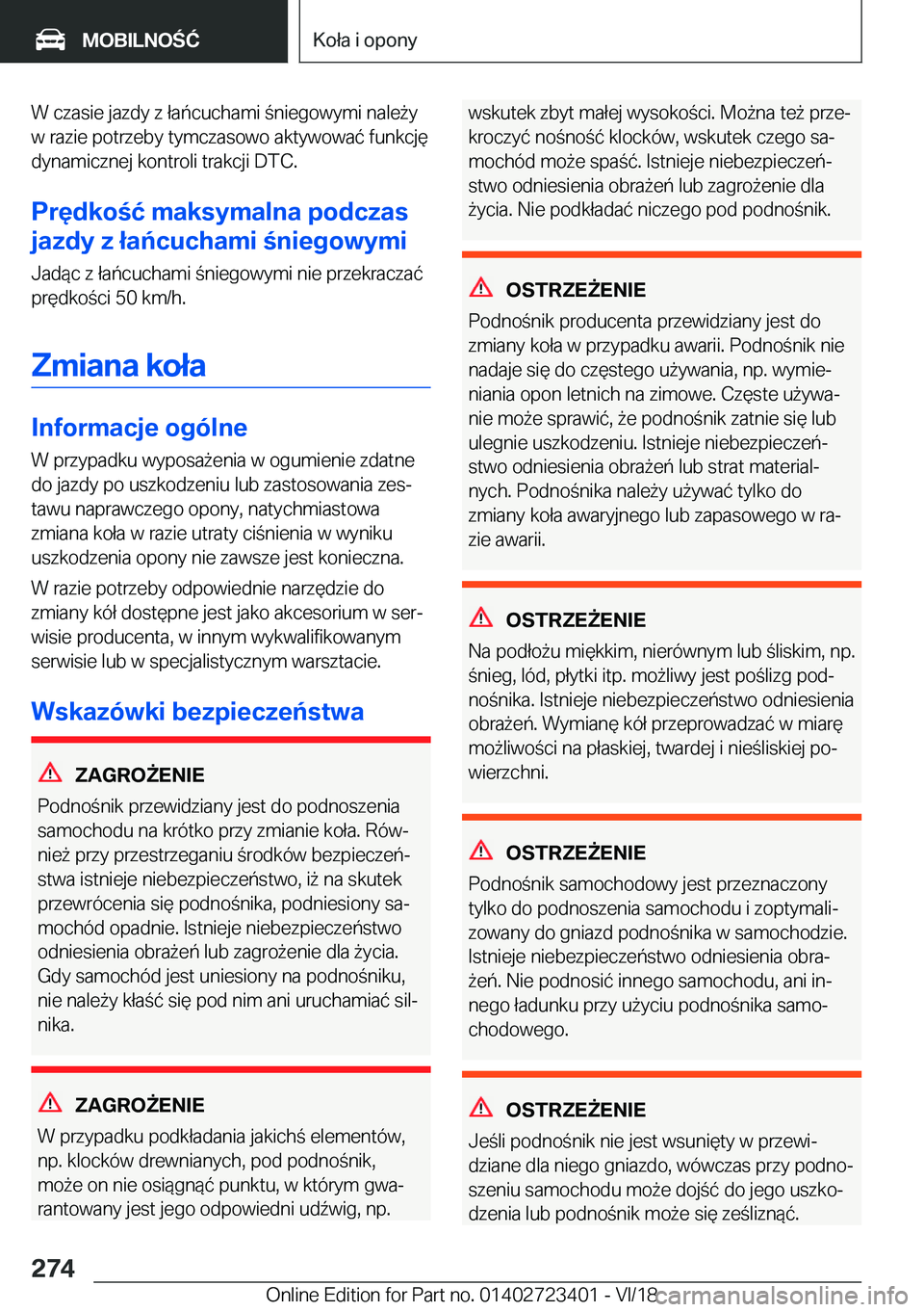 BMW 2 SERIES COUPE 2019  Instrukcja obsługi (in Polish) �W��c�z�a�s�i�e��j�a�z�d�y��z��ł�a�