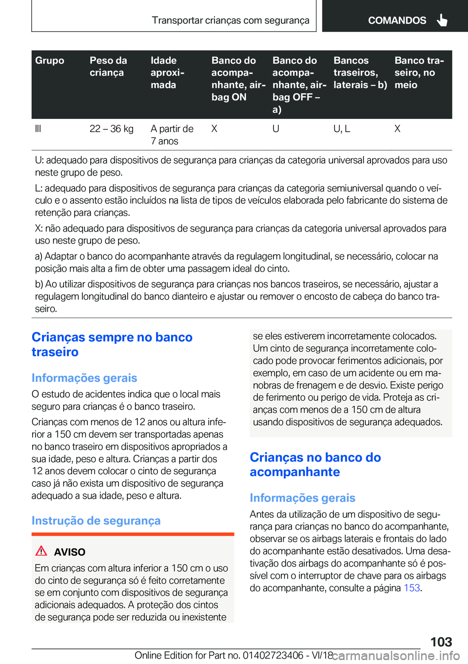 BMW 2 SERIES COUPE 2019  Manual do condutor (in Portuguese) �G�r�u�p�o�P�e�s�o��d�a
�c�r�i�a�n�