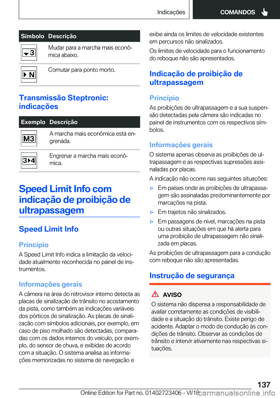 BMW 2 SERIES COUPE 2019  Manual do condutor (in Portuguese) �S�