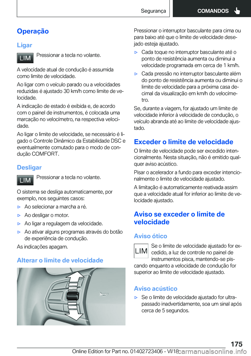 BMW 2 SERIES COUPE 2019  Manual do condutor (in Portuguese) �O�p�e�r�a�