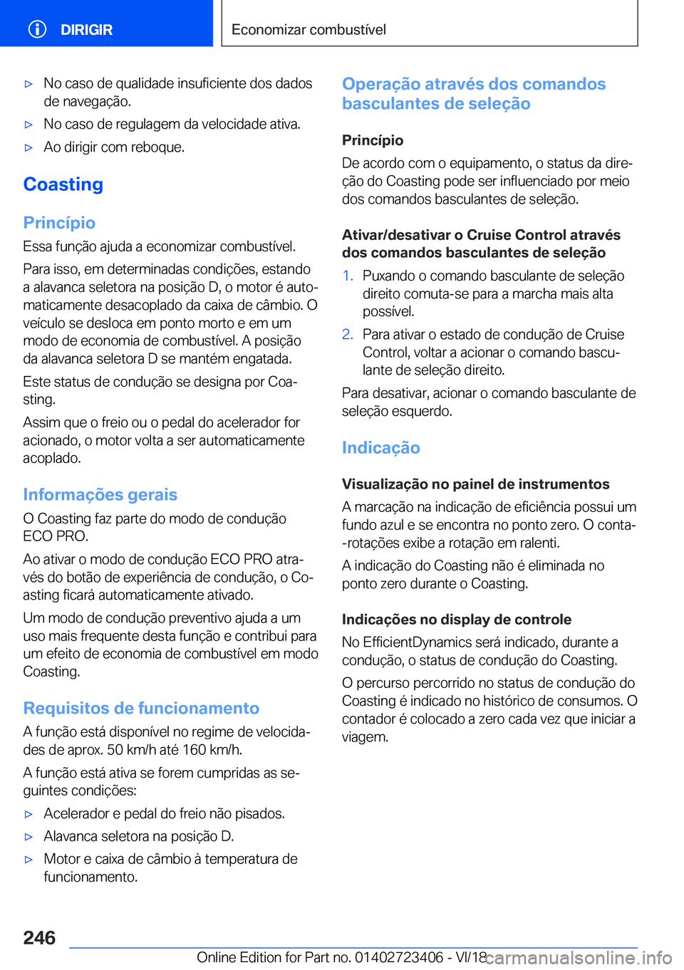 BMW 2 SERIES COUPE 2019  Manual do condutor (in Portuguese) x�N�o��c�a�s�o��d�e��q�u�a�l�i�d�a�d�e��i�n�s�u�f�i�c�i�e�n�t�e��d�o�s��d�a�d�o�s
�d�e��n�a�v�e�g�a�