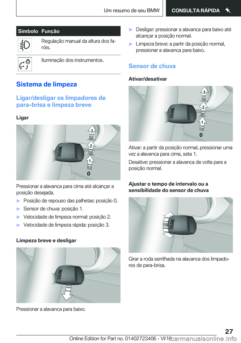 BMW 2 SERIES COUPE 2019  Manual do condutor (in Portuguese) �S�