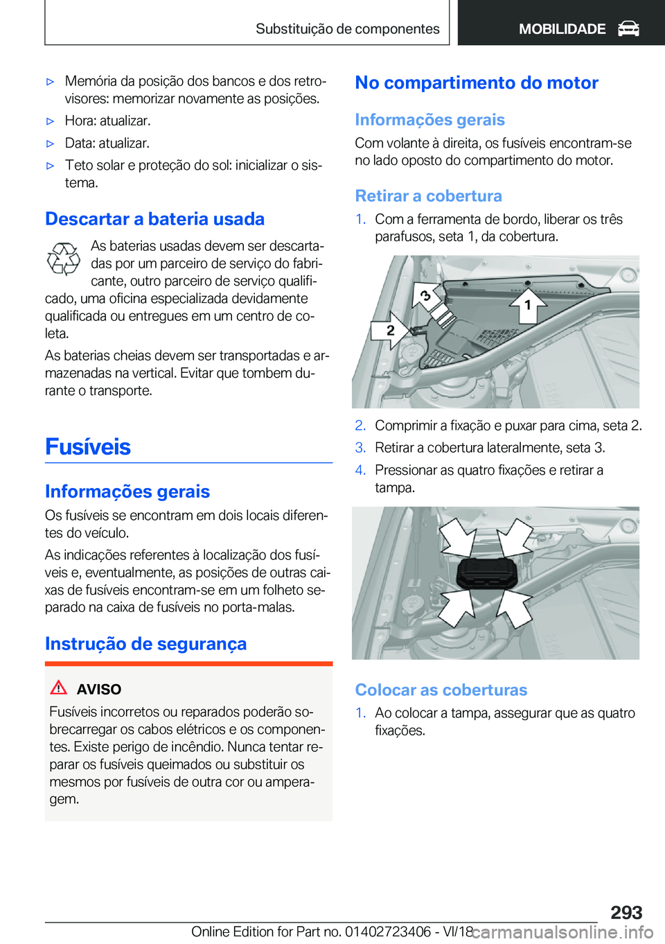 BMW 2 SERIES COUPE 2019  Manual do condutor (in Portuguese) x�M�e�m�ó�r�i�a��d�a��p�o�s�i�
