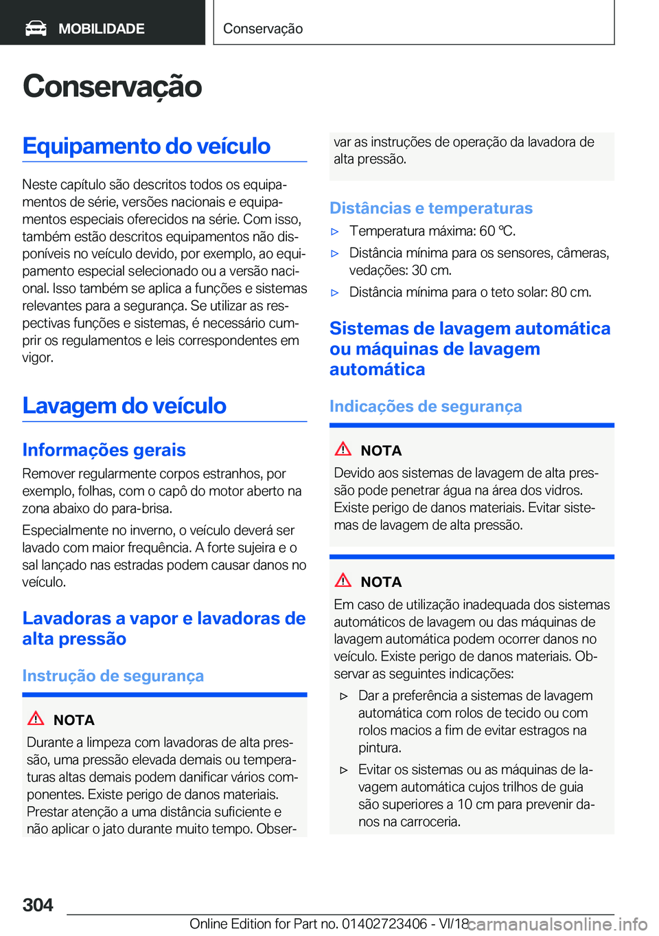 BMW 2 SERIES COUPE 2019  Manual do condutor (in Portuguese) �C�o�n�s�e�r�v�a�