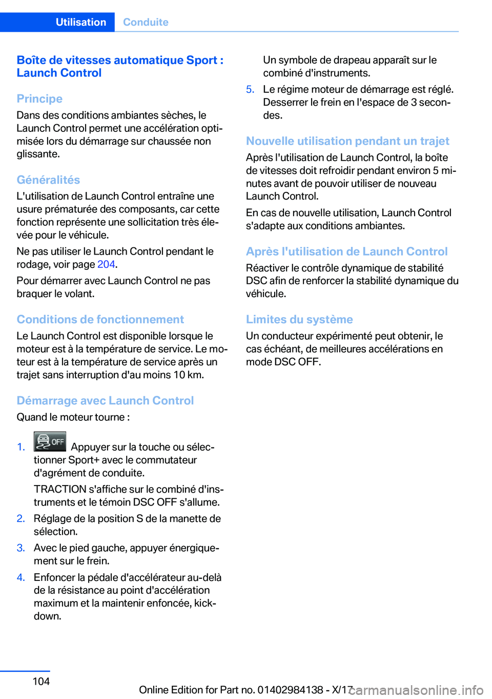 BMW 2 SERIES COUPE 2018  Notices Demploi (in French) �B�o�