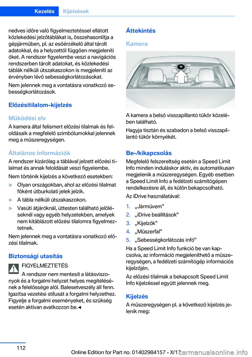 BMW 2 SERIES COUPE 2018  Kezelési útmutató (in Hungarian) �n�e�d�v�e�s� �i�d�