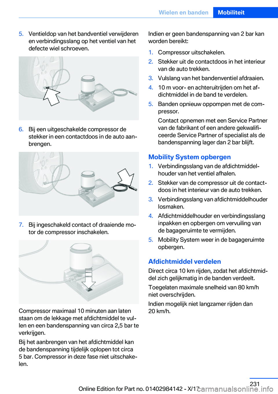 BMW 2 SERIES COUPE 2018  Instructieboekjes (in Dutch) �5�.�V�e�n�t�i�e�l�d�o�p� �v�a�n� �h�e�t� �b�a�n�d�v�e�n�t�i�e�l� �v�e�r�w�i�j�d�e�r�e�n
�e�n� �v�e�r�b�i�n�d�i�n�g�s�s�l�a�n�g� �o�p� �h�e�t� �v�e�n�t�i�e�l� �v�a�n� �h�e�t
�d�e�f�e�c�t�e� �w�i�e�l� 