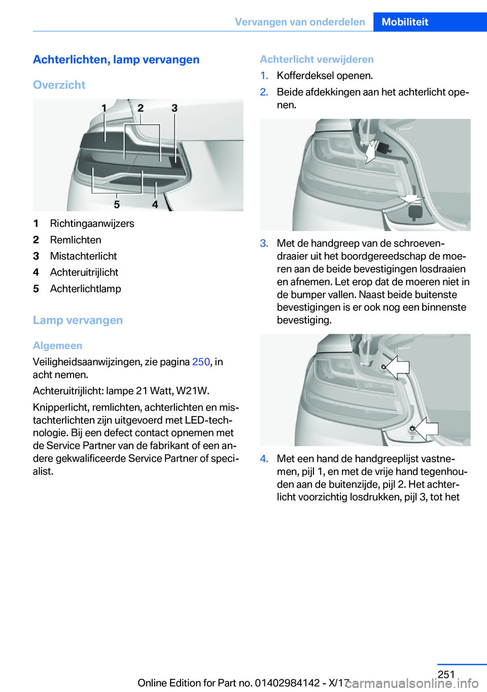 BMW 2 SERIES COUPE 2018  Instructieboekjes (in Dutch) �A�c�h�t�e�r�l�i�c�h�t�e�n�,��l�a�m�p��v�e�r�v�a�n�g�e�n
�O�v�e�r�z�i�c�h�t�1�R�i�c�h�t�i�n�g�a�a�n�w�i�j�z�e�r�s�2�R�e�m�l�i�c�h�t�e�n�3�M�i�s�t�a�c�h�t�e�r�l�i�c�h�t�4�A�c�h�t�e�r�u�i�t�r�i�j�l�i�