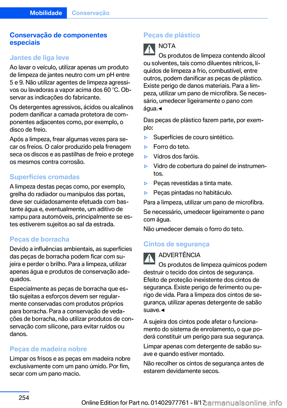 BMW 2 SERIES COUPE 2017  Manual do condutor (in Portuguese) �C�o�n�s�e�r�v�a�