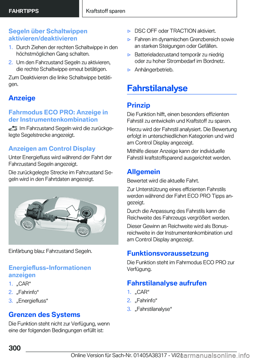 BMW 2 SERIES GRAN COUPE 2022  Betriebsanleitungen (in German) �S�e�g�e�l�n��