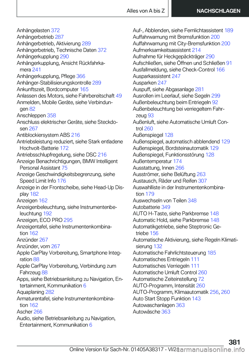 BMW 2 SERIES GRAN COUPE 2022  Betriebsanleitungen (in German) �A�n�h�