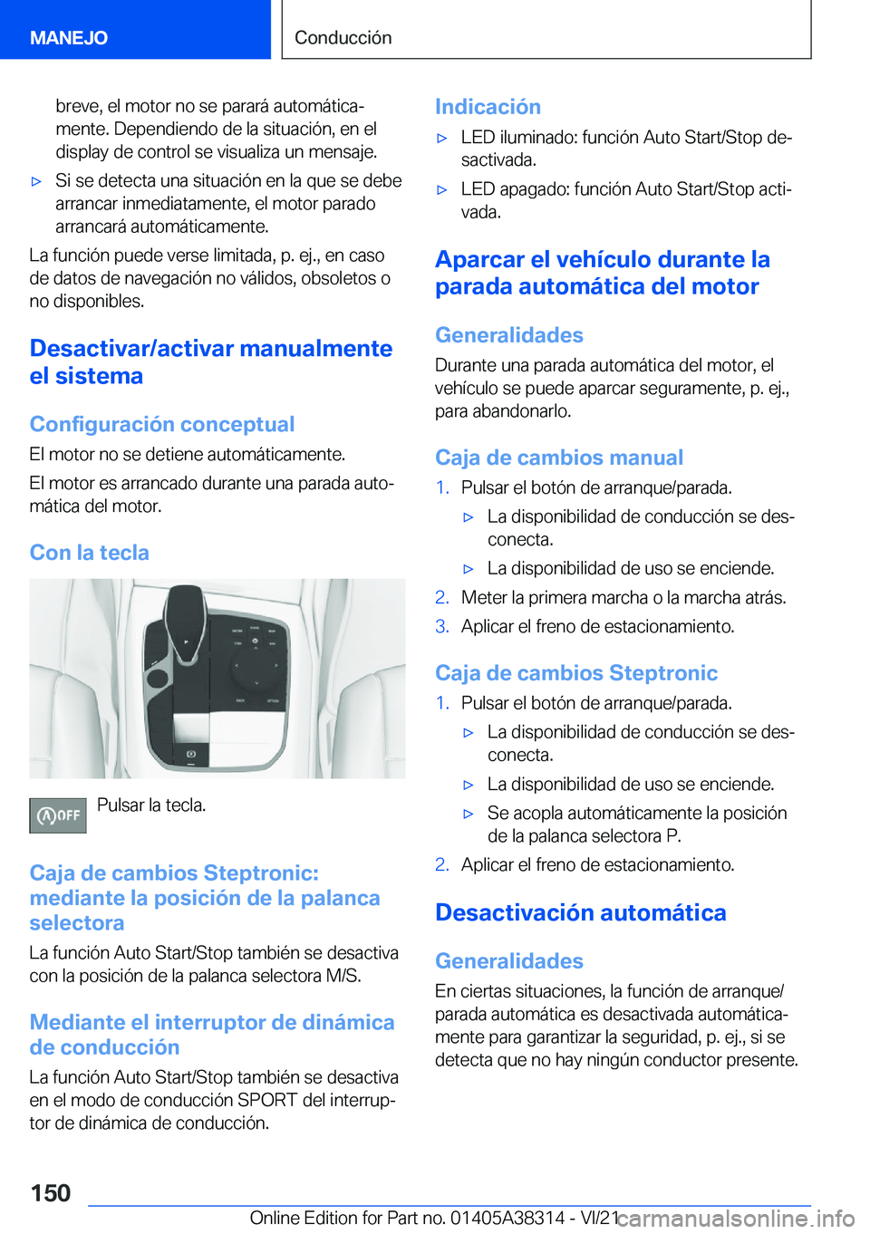 BMW 2 SERIES GRAN COUPE 2022  Manuales de Empleo (in Spanish) �b�r�e�v�e�,��e�l��m�o�t�o�r��n�o��s�e��p�a�r�a�r�