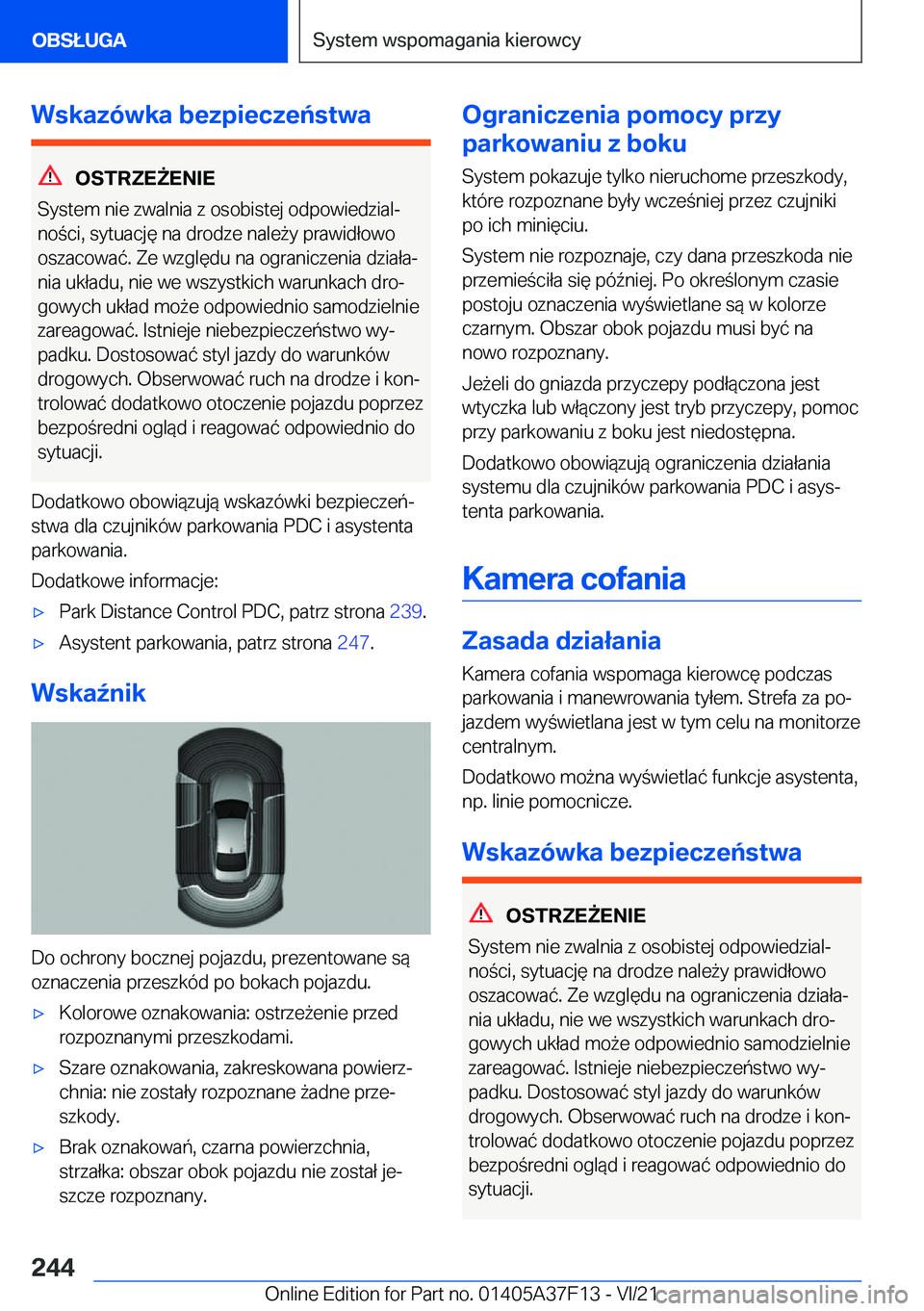 BMW 2 SERIES GRAN COUPE 2022  Instrukcja obsługi (in Polish) �W�s�k�a�z�