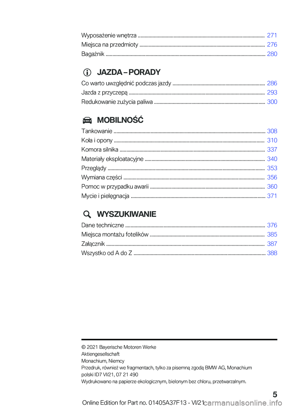 BMW 2 SERIES GRAN COUPE 2022  Instrukcja obsługi (in Polish) �W�y�p�o�s�a9�e�n�i�e��w�n�