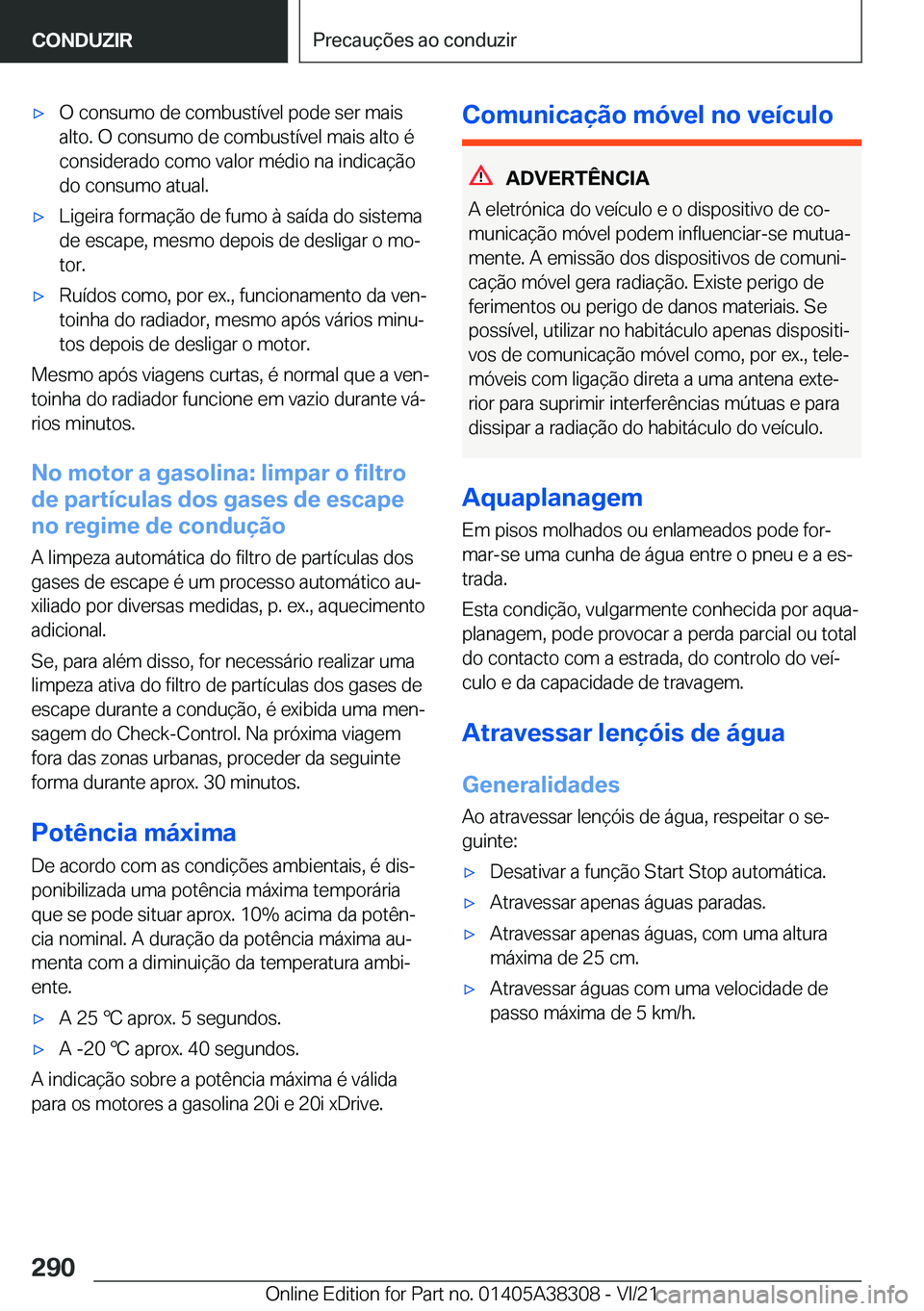 BMW 2 SERIES GRAN COUPE 2022  Manual do condutor (in Portuguese) x�O��c�o�n�s�u�m�o��d�e��c�o�m�b�u�s�t�