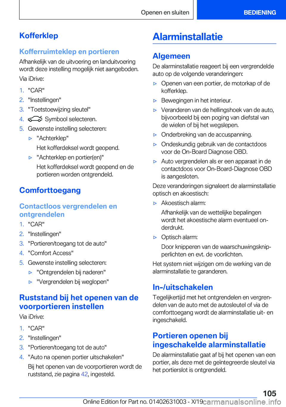 BMW 2 SERIES GRAN COUPE 2020  Instructieboekjes (in Dutch) �K�o�f�f�e�r�k�l�e�p�K�o�f�f�e�r�r�u�i�m�t�e�k�l�e�p��e�n��p�o�r�t�i�e�r�e�n
�A�f�h�a�n�k�e�l�i�j�k��v�a�n��d�e��u�i�t�v�o�e�r�i�n�g��e�n��l�a�n�d�u�i�t�v�o�e�r�i�n�g �w�o�r�d�t��d�e�z�e��i�n